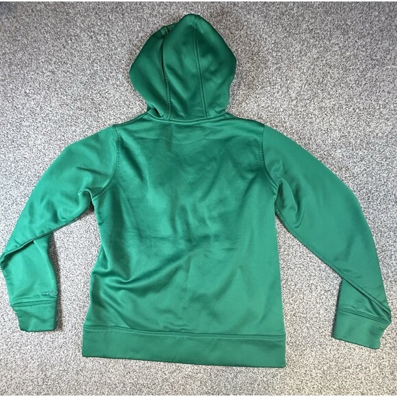 Under Armour Storm Neon Green Hoodie Sweatshirt Semi-Fitted Women's Size Medium - Picture 8 of 8